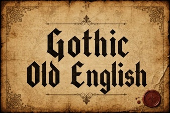 Gothic Font Ideas for Your Creative Projects