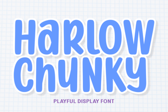 Styling with Harlow Chunky Font Inspiration