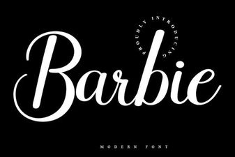 Barbie Font Ideas & Styles for Your Designs