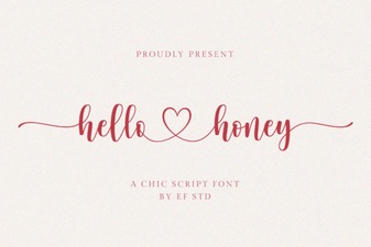 Hello Honey Font: Sweet Script Typography for Creatives