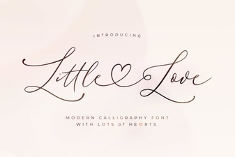 Little Love Font: Adorable Handwritten Typeface for Projects