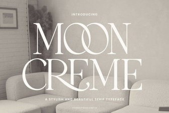 Moon Creme Font: Creative Typography Designs
